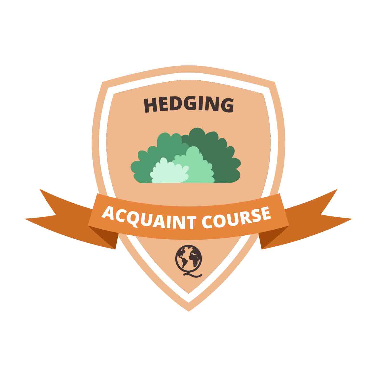 Image of a communication training badge for Hedging